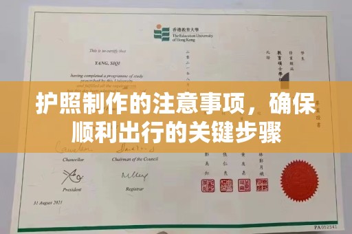 桐城护照制作的注意事项，确保顺利出行的关键步骤