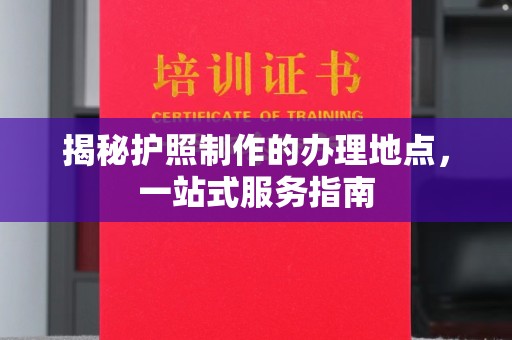 桐城揭秘护照制作的办理地点，一站式服务指南