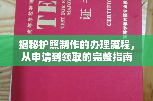 桐城揭秘护照制作的办理流程，从申请到领取的完整指南