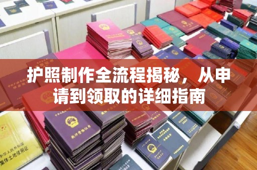 桐城护照制作全流程揭秘，从申请到领取的详细指南