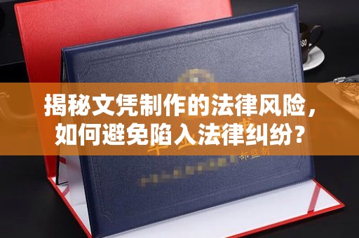 桐城揭秘文凭制作的法律风险，如何避免陷入法律纠纷？