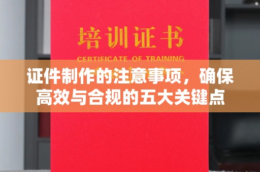 桐城证件制作的注意事项，确保高效与合规的五大关键点
