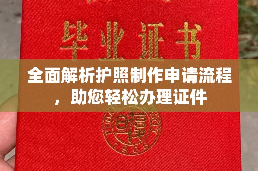 桐城全面解析护照制作申请流程，助您轻松办理证件