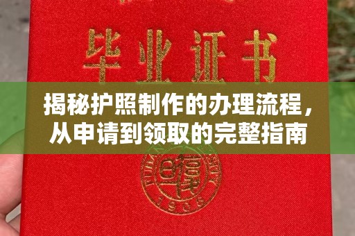 桐城揭秘护照制作的办理流程，从申请到领取的完整指南