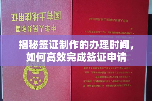桐城揭秘签证制作的办理时间，如何高效完成签证申请