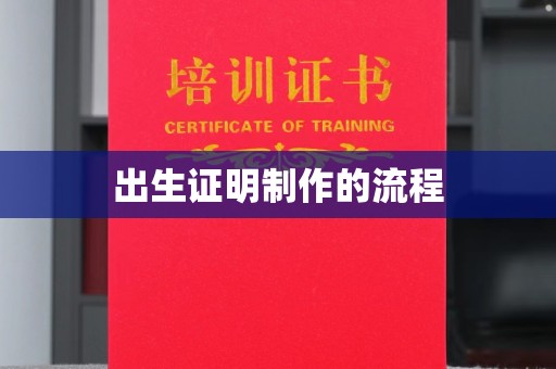 桐城出生证明制作的流程