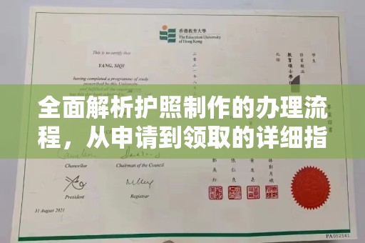 桐城全面解析护照制作的办理流程，从申请到领取的详细指南