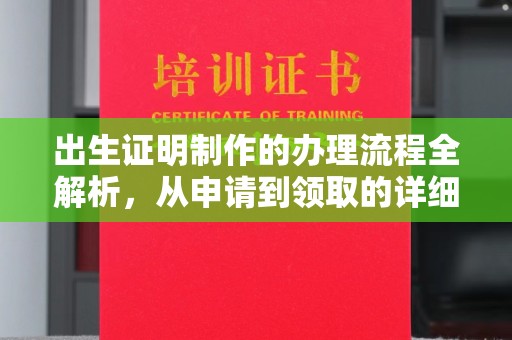 桐城出生证明制作的办理流程全解析，从申请到领取的详细指南