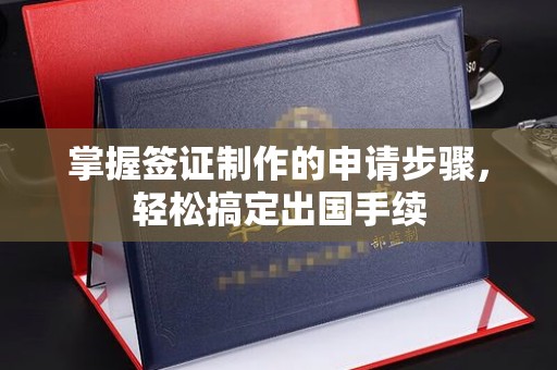 桐城掌握签证制作的申请步骤，轻松搞定出国手续