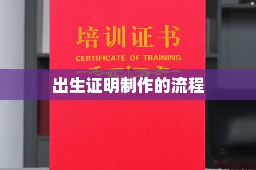 桐城出生证明制作的流程